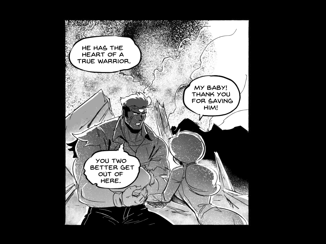 Heart of a Warrior panel 7